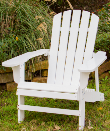 White Adirondack Chair