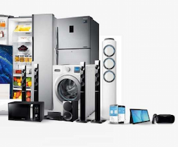 TV, Refrigerator, Air conditioner, Washing machine, Microwave, Soundbar, Mobile phone, Tablet, VR device