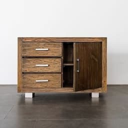 Kommode Cabinet Solid Antique Grey