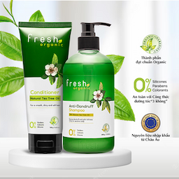 Fresh Organic Anti-Dandruff Shampoo and Conditioner