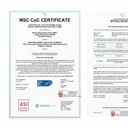 MSC certified products