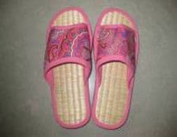 Pink Paisley Summer Sandals