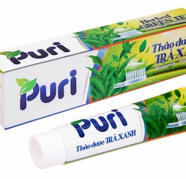 Puri Toothpaste Herbal Green Tea