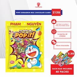 Popit Doraemon Milk Chocolate Candy