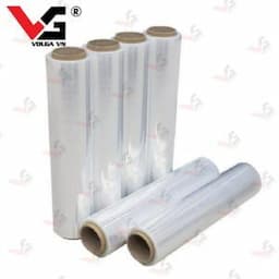 Transparent pallet wrapping film