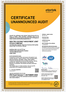 IFS certificate